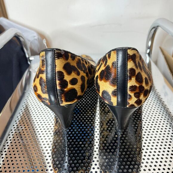 Nine West Mela Animal Print Wedge Heels Women's 6 - Picture 2 of 7